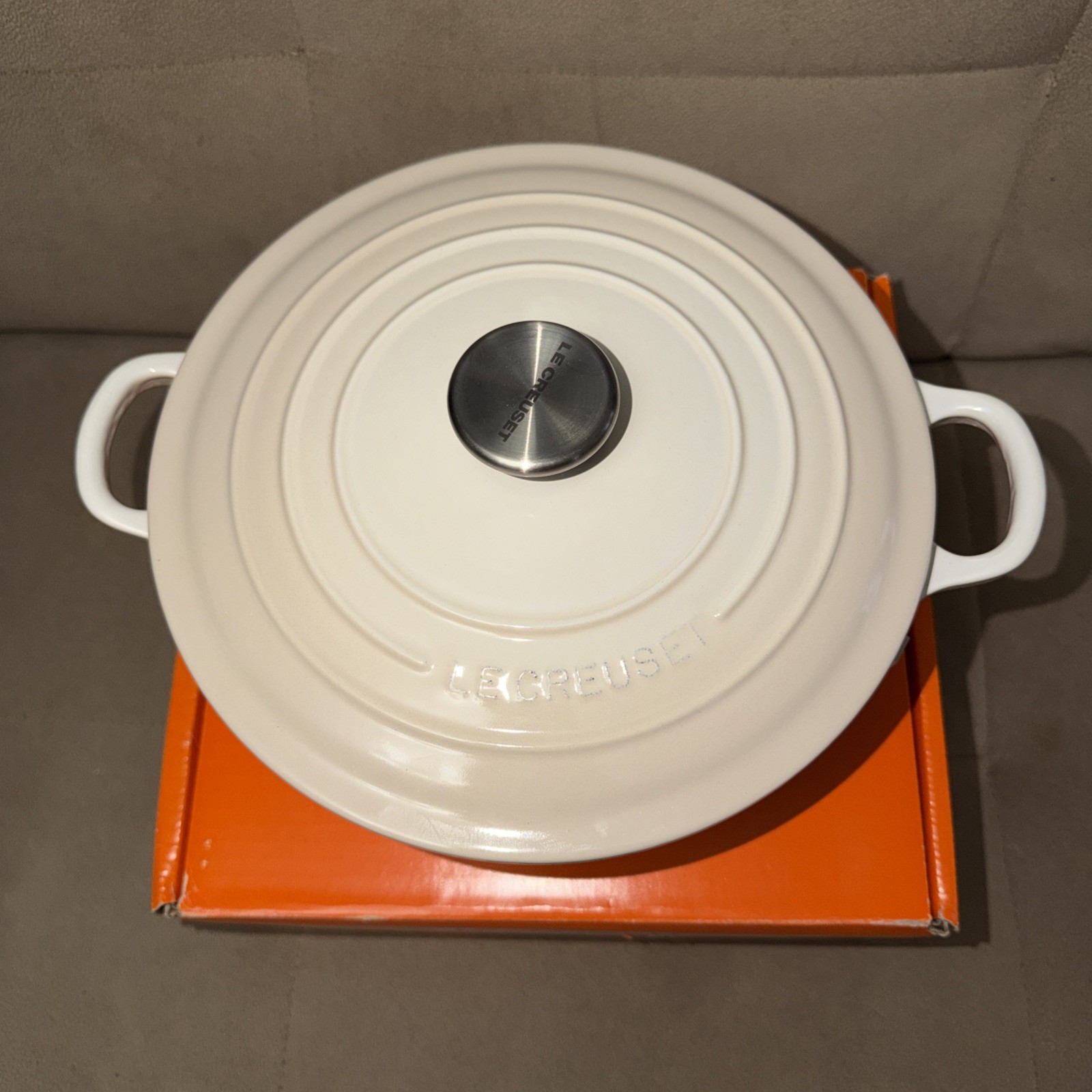 Le Creuset Risotto Pot 24cm 9.5" 3.5qt Meringue