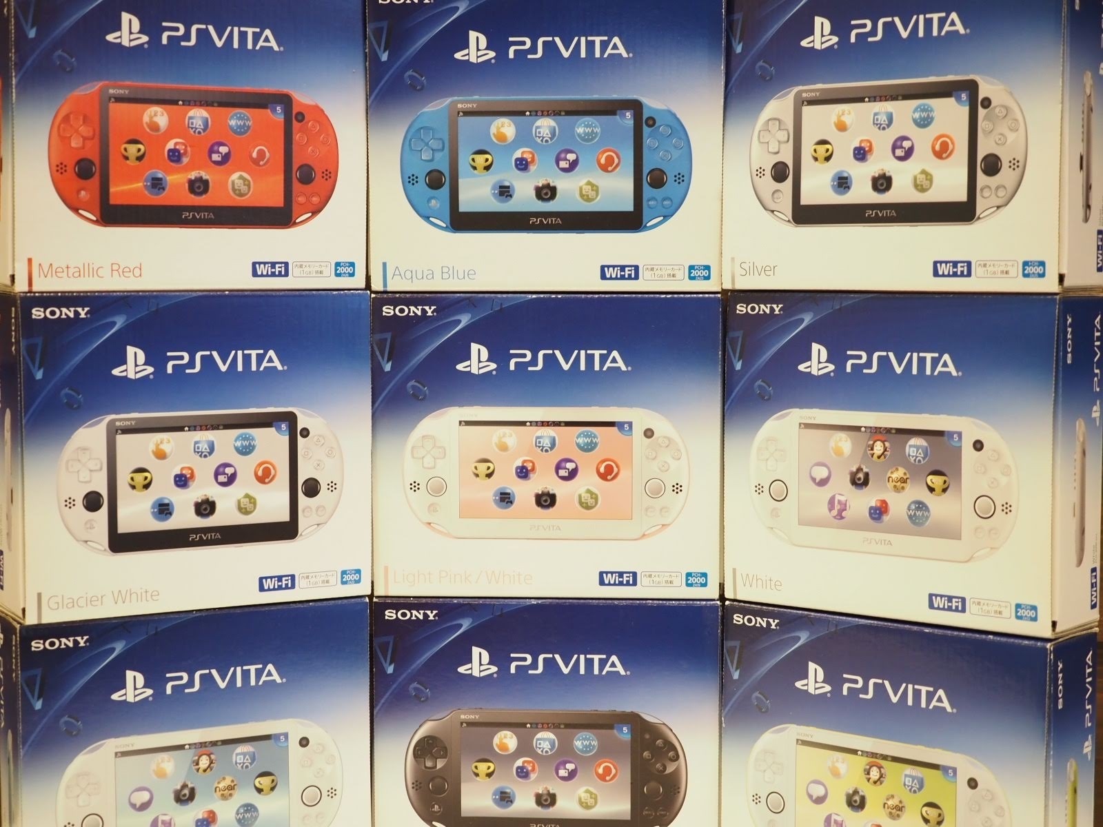 SONY PS Vita PCH 2000 Console Charger w/Box PlayStation PSV Slim Used US Seller