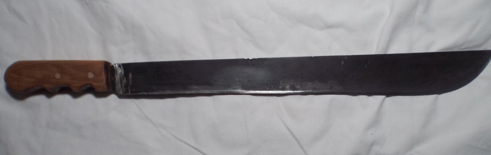 WWII British MARTINDALE ALLIGATOR LOGO 1945 Machete in USMC Canvas Scabbard