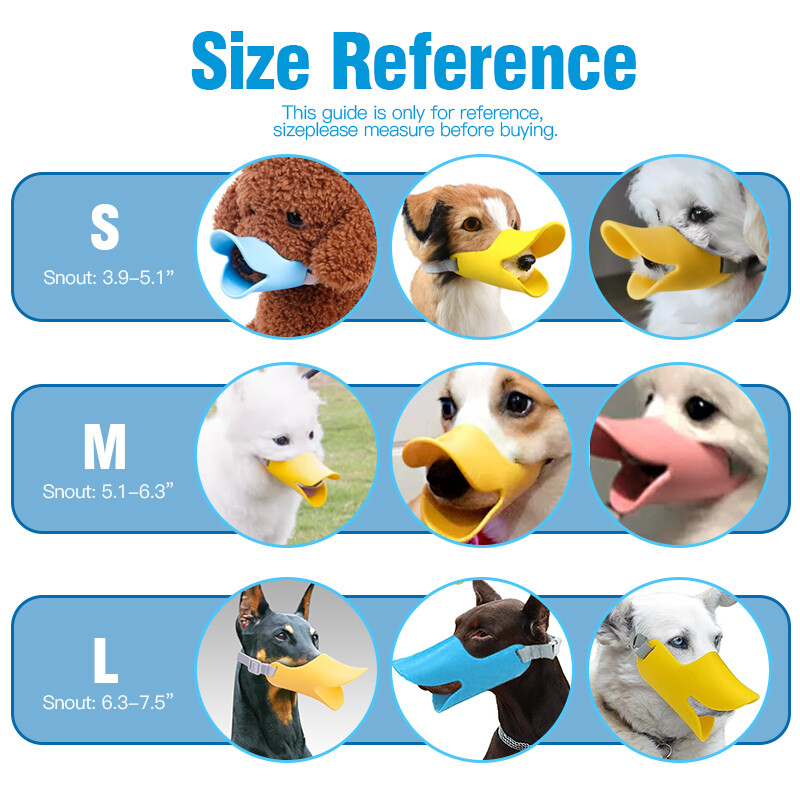 Dog Muzzle Anti Bite Soft Silicone Mouth Cover Adjustable Strap Pet Masks Covers