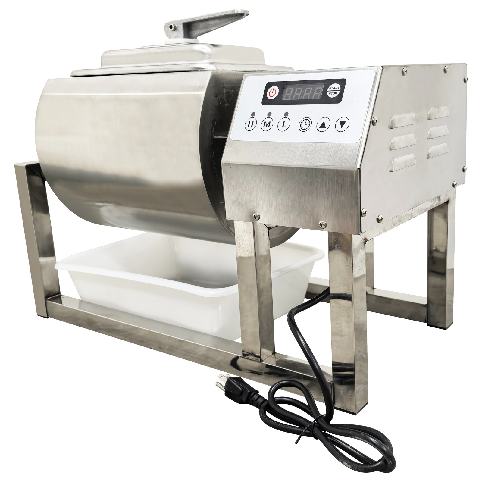 15L 110V Circular Meat Vegetable Tumbler Marinator Microcomputer Control