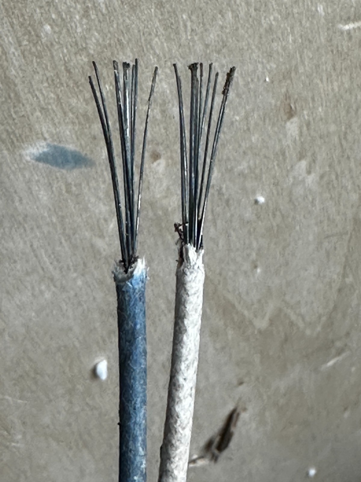 100 m Siemens 328 ft. 2 * 1 mm wire vintage 1940ies speaker cable vintage