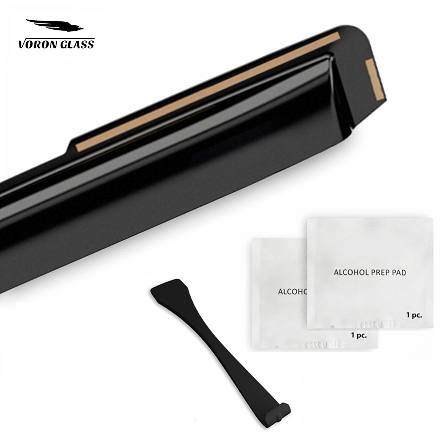 Rain Visors Wind Rain Guards for 2020-2025 Chevy Silverado Crew Cab 2500/3500