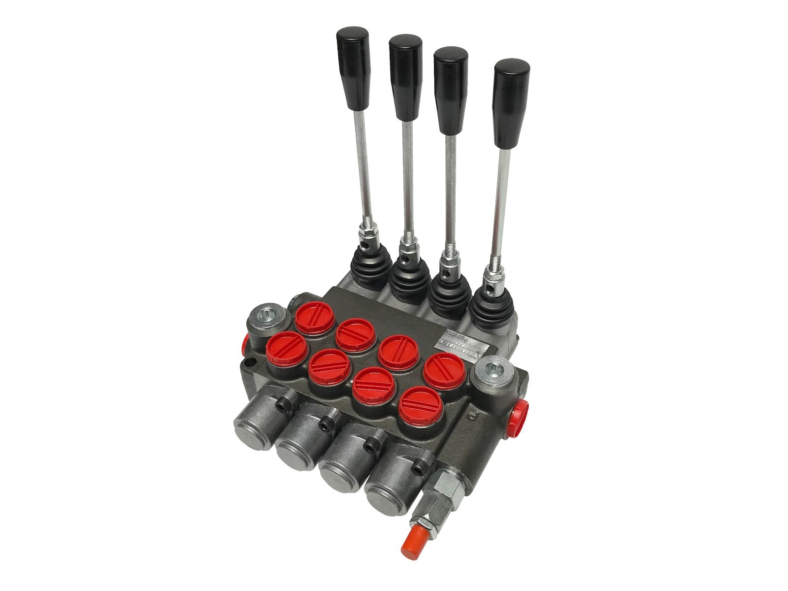 4 Spool Hydraulic Directional Control Valve Open Center 13 GPM 3600 PSI NEW!