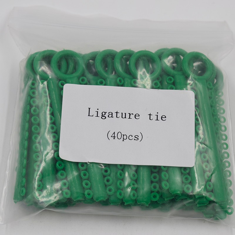 50 Packs Dental Orthodontic 36 Colors Elastic Braces Rubber Ligature Ties Bands