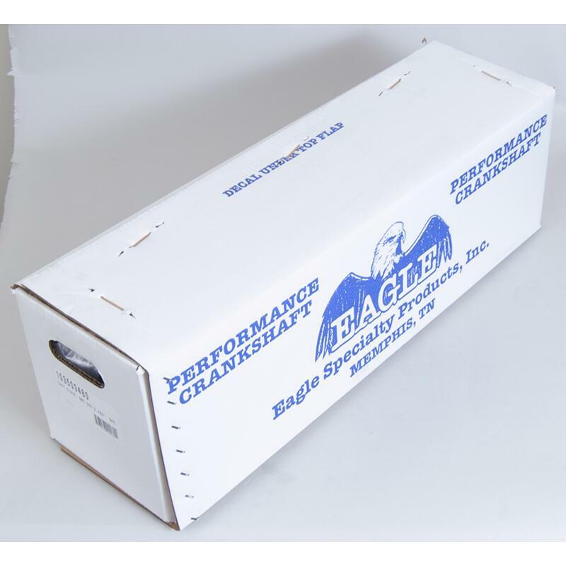 Eagle Crankshaft 103503480; Cast 3.480" Stroke, 2pc Rear for SBC (350 Mains)