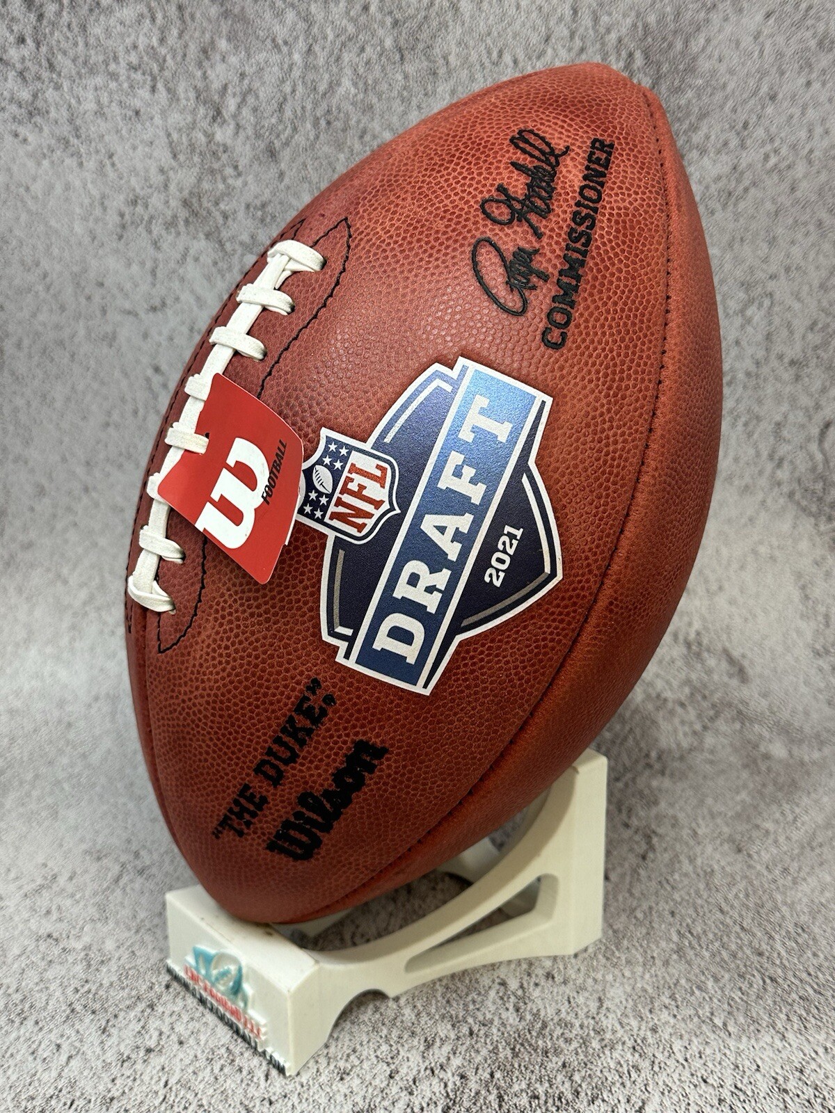 2021 NFL Draft Edition Authentic Wilson The Duke Leather Game Football