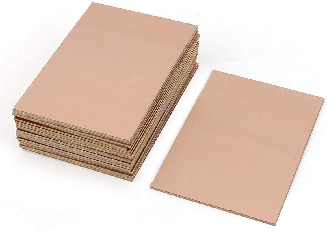 Copper Clad PCB Laminate Circuit Board Single Side Small Etching Project 10 Pack