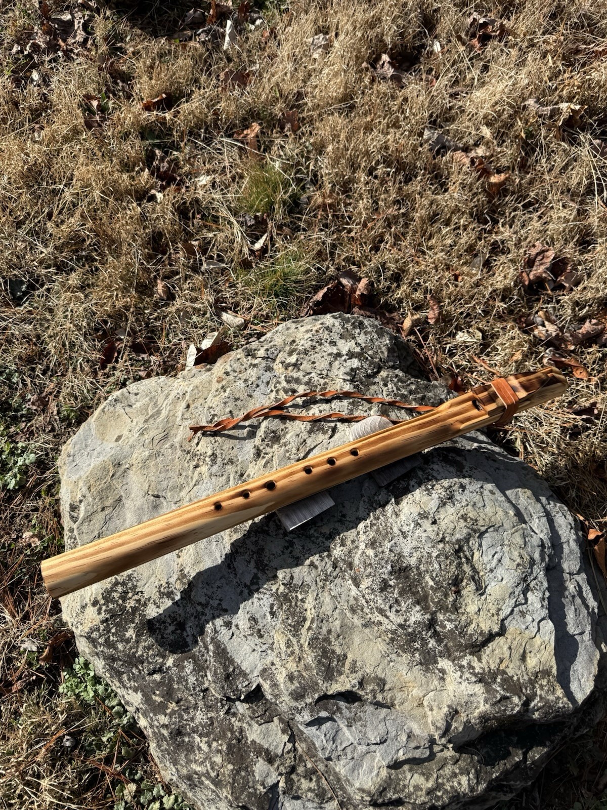 Native American Style Flute | Pine | Low Dm | 440 Htz.