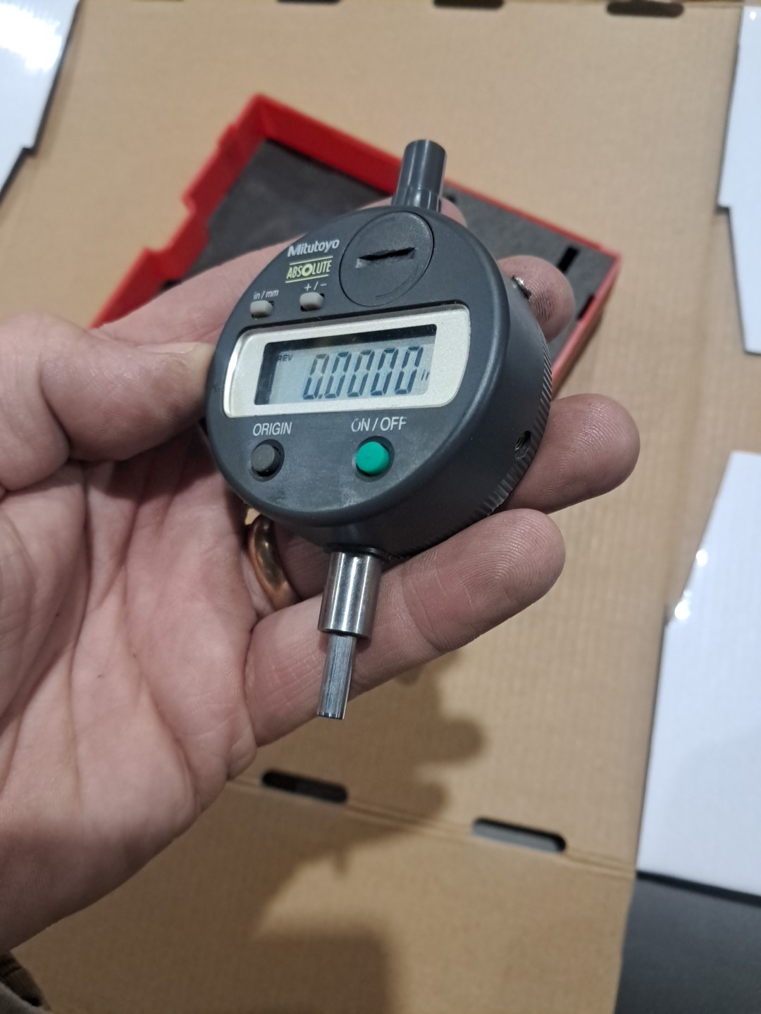 Mitutoyo 543-693B Absolute Digital Indicator .5"/ 12.7MM Electronic .5-.0001"