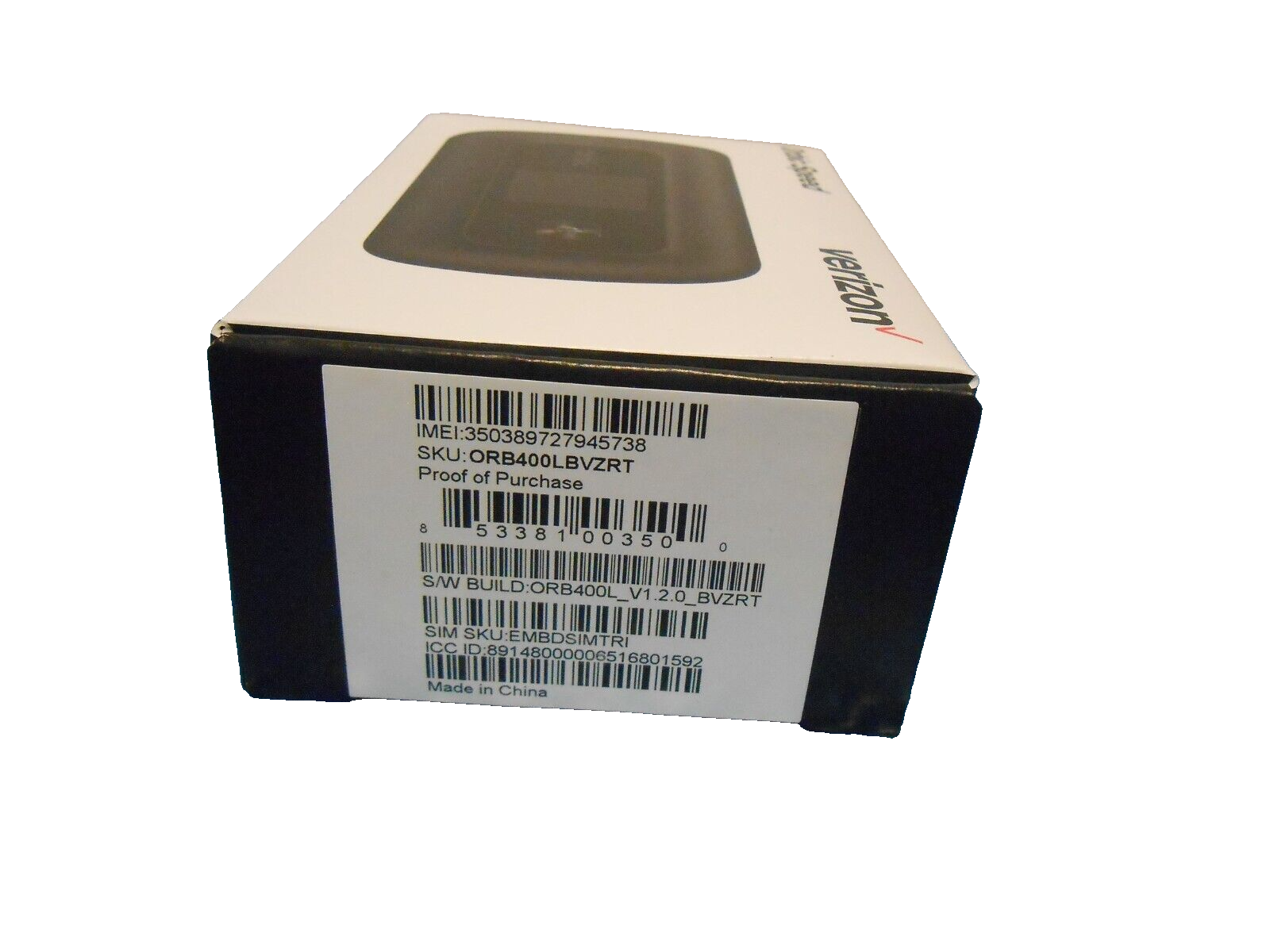 Orbic Speed RC400L (Verizon) 4G LTE Mobile WiFi Hotspot