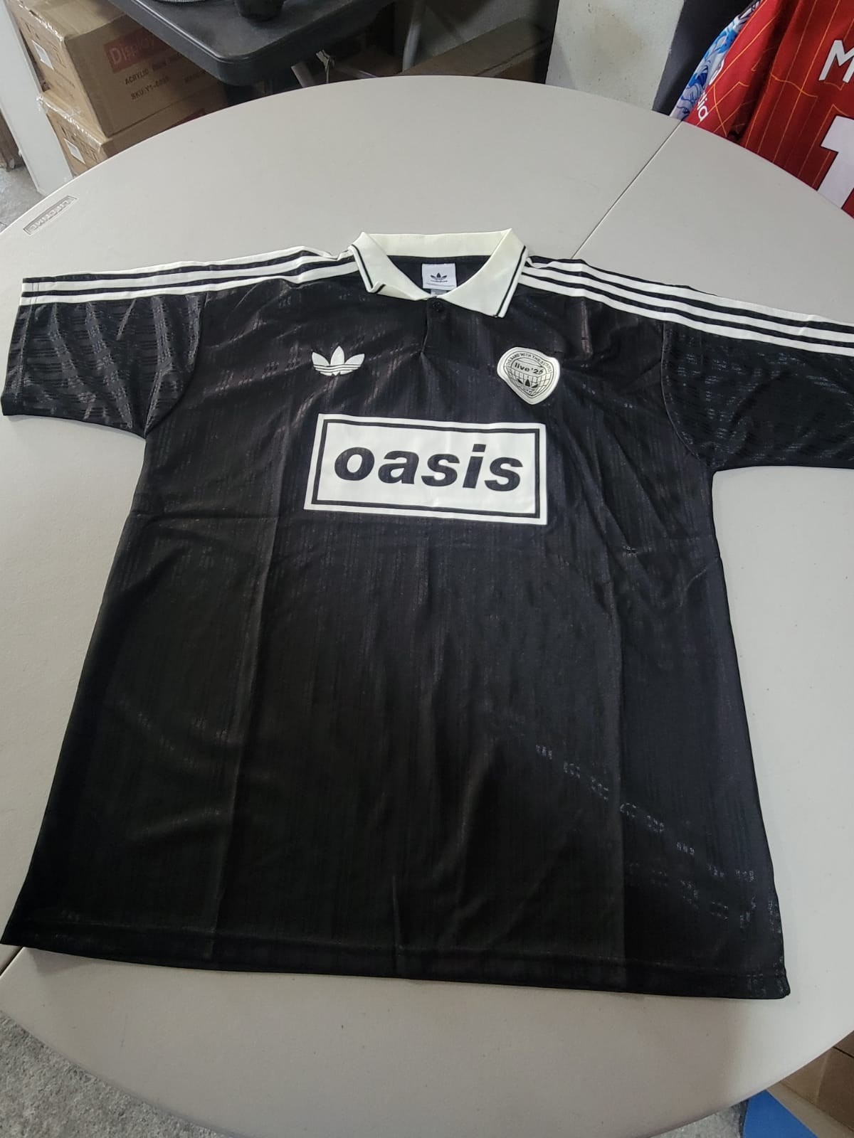 Oasis TOUR JACQUARD JERSEY Black  or blue Polo Shirt