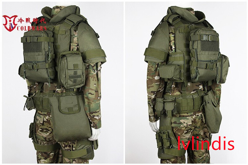 Replica Russian Special Forces Version DCS SOBR Strategy Tactical Vest Knapsack