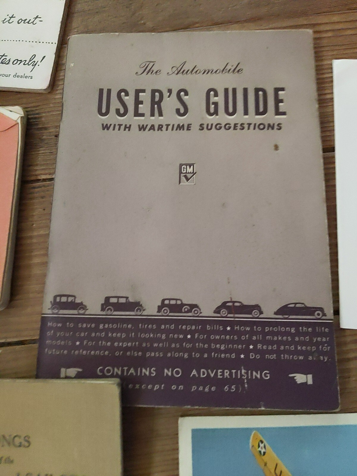 WORLD WAR II LOT BOOKS, GUIDE'S, POSTCARDS, PHOTOGRAPHS, & ENVELOPE RARE VTG