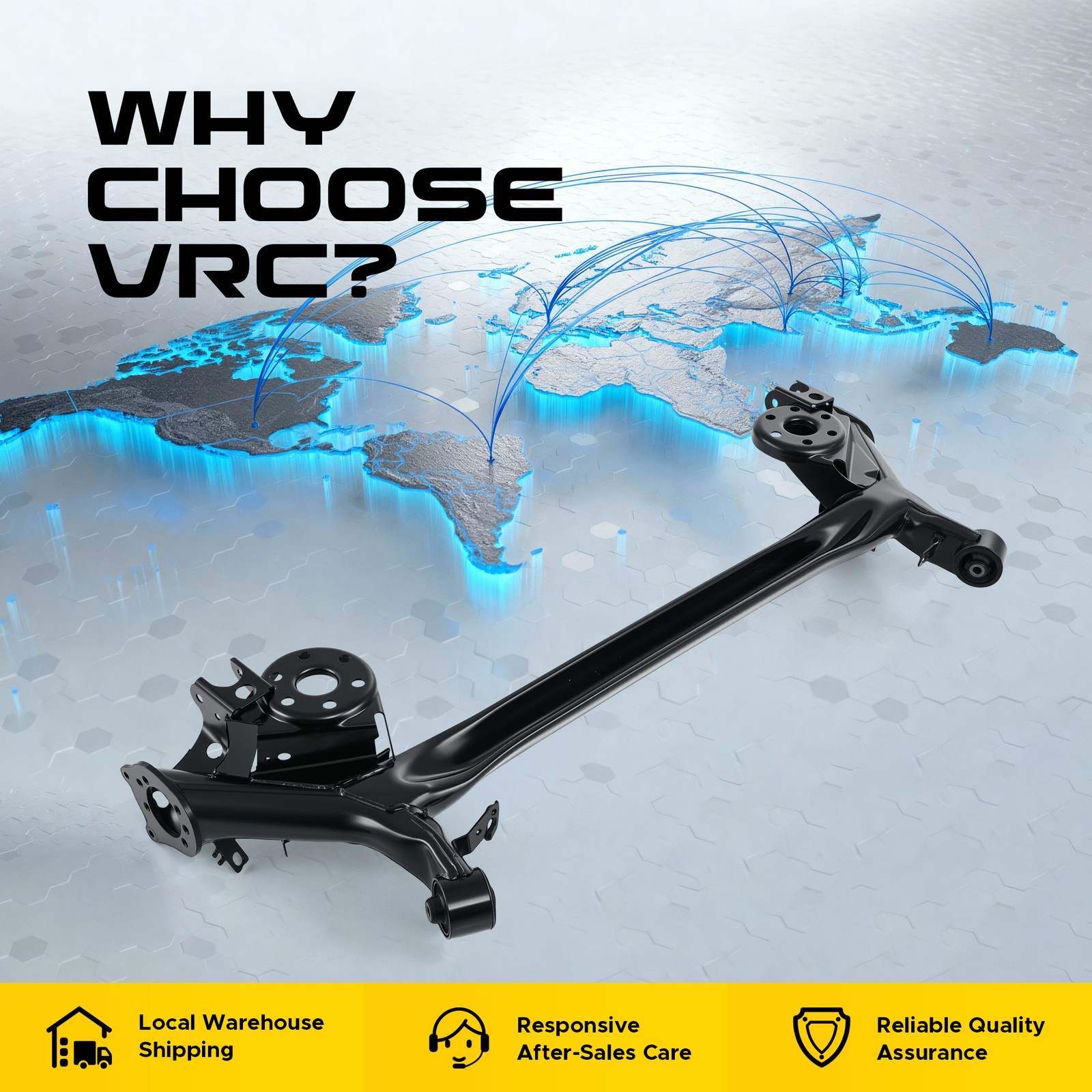 VRC Rear Axle Crossmember Subframe 2010-2015 Toyota Prius 2008-2015 Scion XB