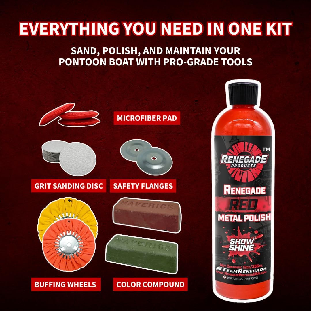 Renegade Pontoon Boat Polishing Kit rp-LFGRPPKPB