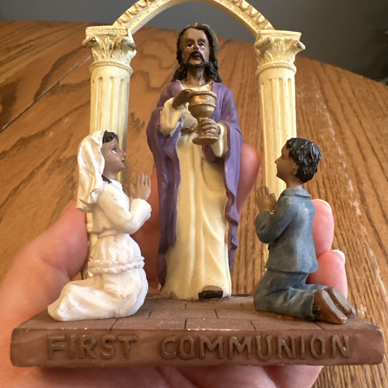 Vintage First Communion African-American Figurine