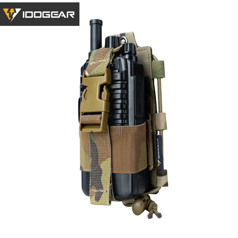 IDOGEAR Tactical Radio Pouch MOLLE Walkie Talkie BAOFENG POFUNG UV5R UV82 Pouch