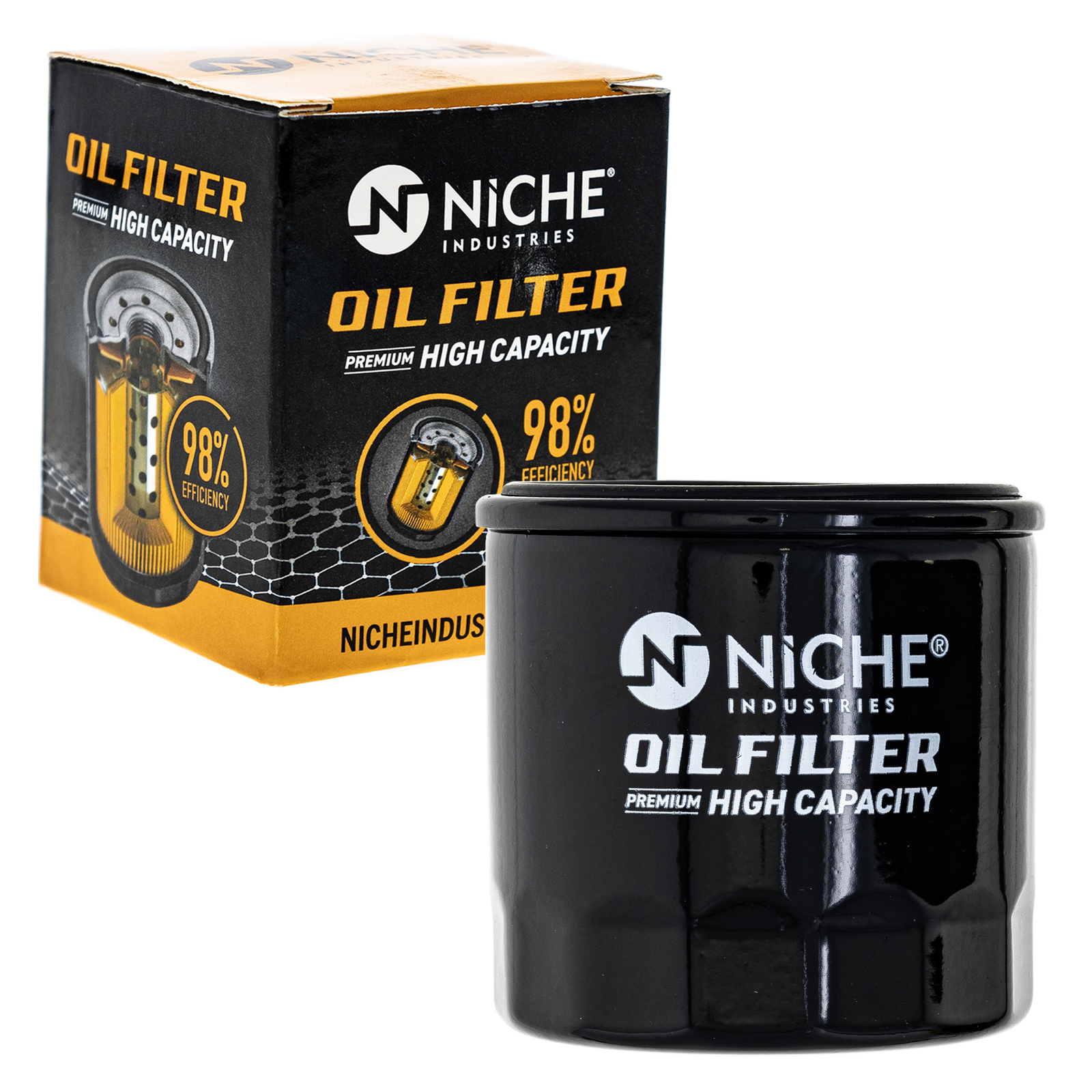 NICHE Oil Filter for Kawasaki Brute Force 750 Teryx 800 Prairie 650 16097-0008