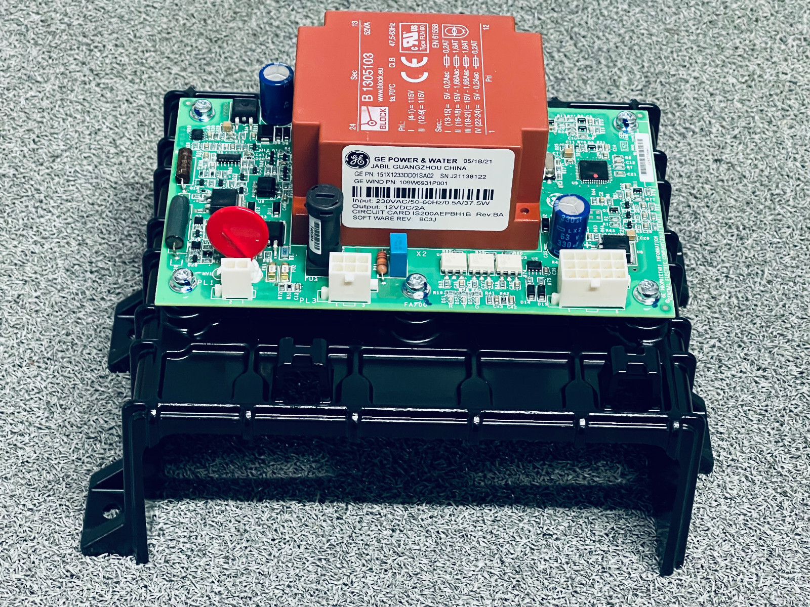 GE Power & Water 151X1233DD01SA02 Pitch Battery Charger Assembly 109W6931P001