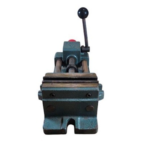 Wilton V-100 Cam Action Drill Press Vise 4 In Jaws Dual Rod Lever Used M40