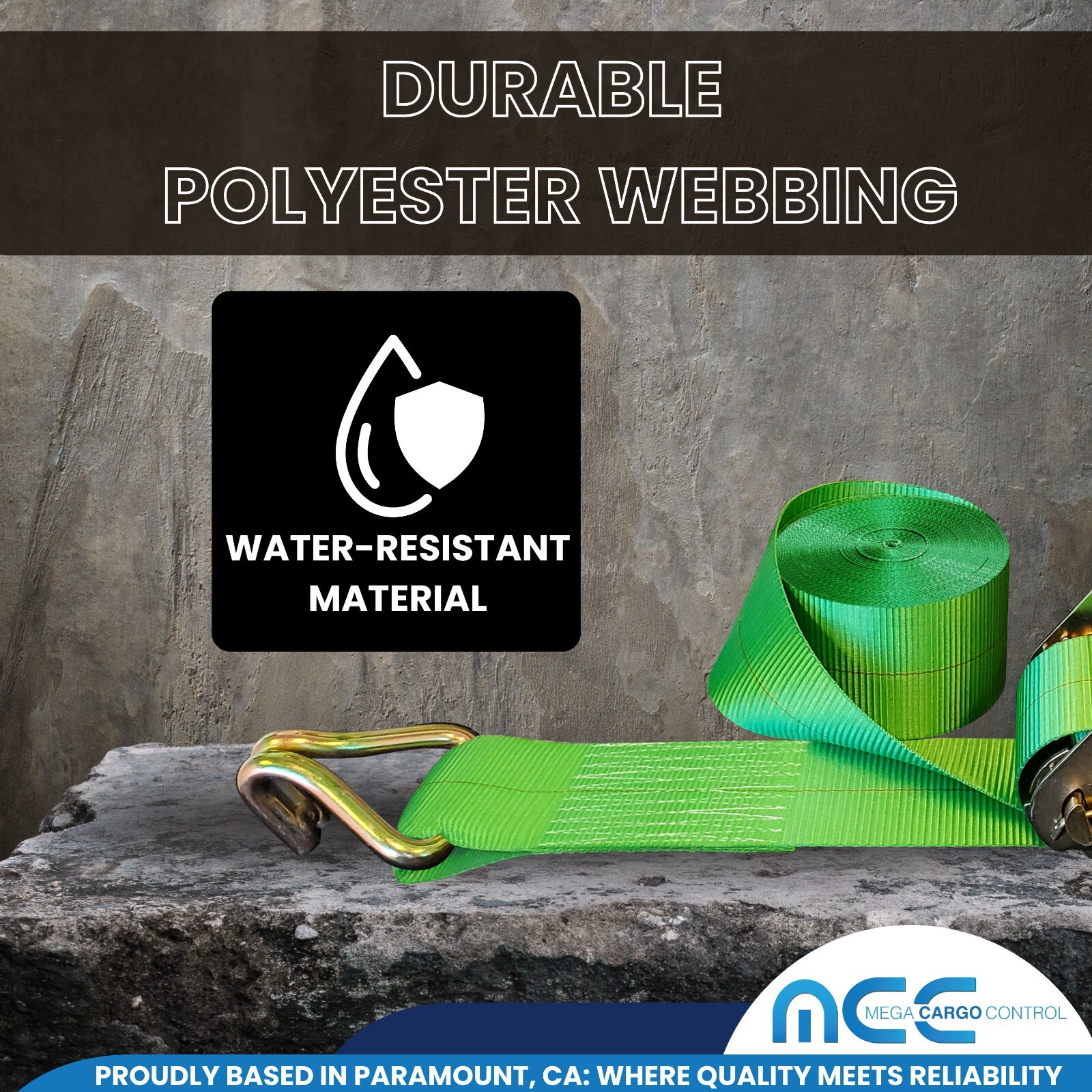 4 Pack Heavy Duty 3" x 30' Ratchet Strap w/J Hook Flatbed Truck Trailer Tie Down