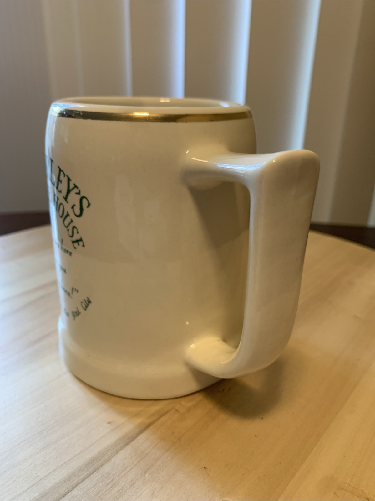 McSORLEY'S OLD ALE HOUSE New York City Beer Mug Stein McSorleys