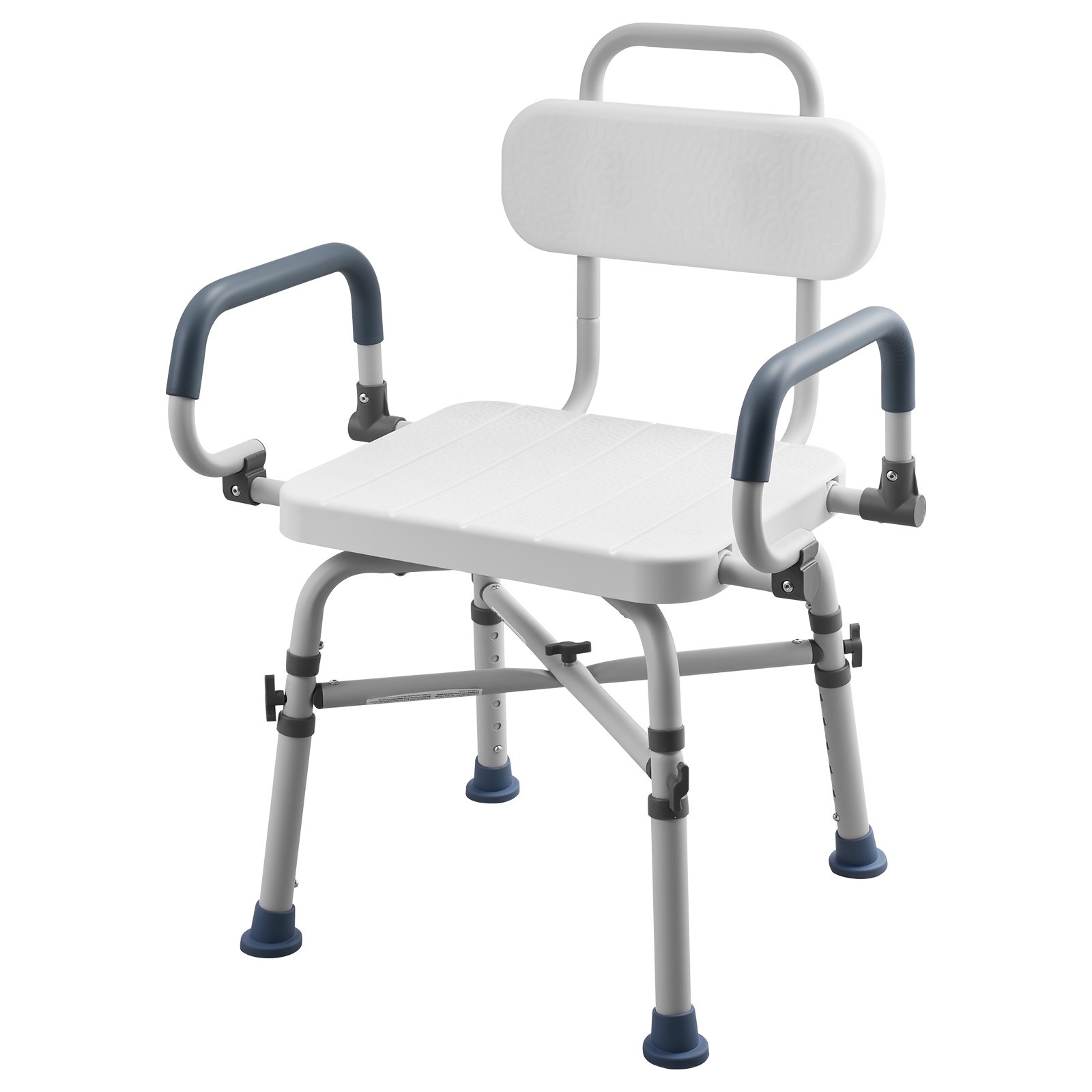 Uimoso Swivel Shower Chair with Arms and Back, Heavy Duty