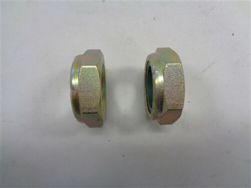 EVINRUDE JOHNSON OMC 323599 PAIR OF (2) FLYWHEEL LOCK NUTS MARINE BOAT