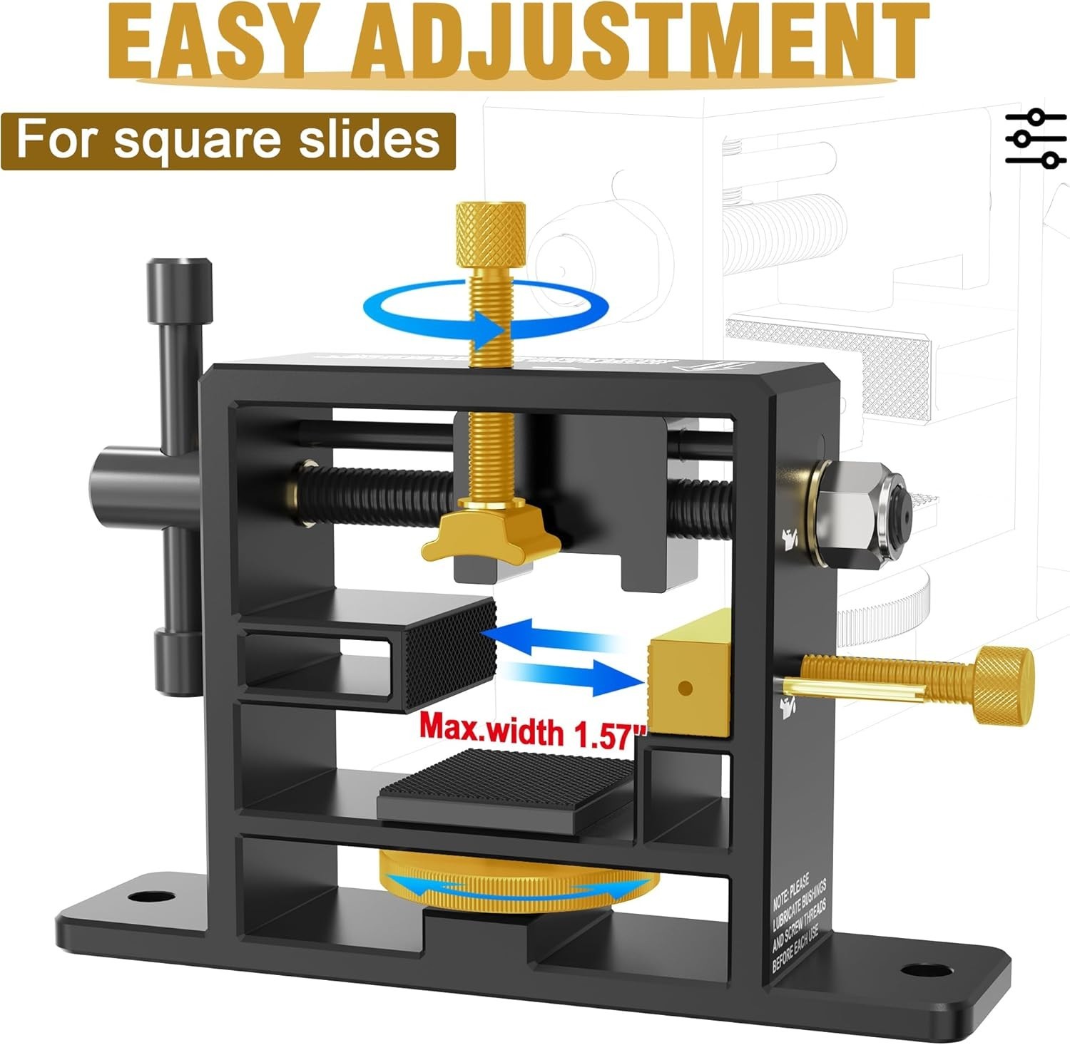 Heavy-Duty Sight Pusher Tool Universal for Handgun Sight Adjustment