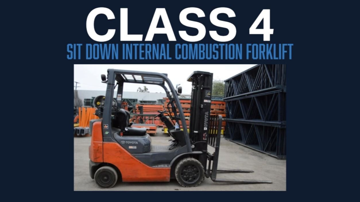 Forklift Certification Training Video & FREE CLASS 4 SIT DOWN PROPANE ADD-ON
