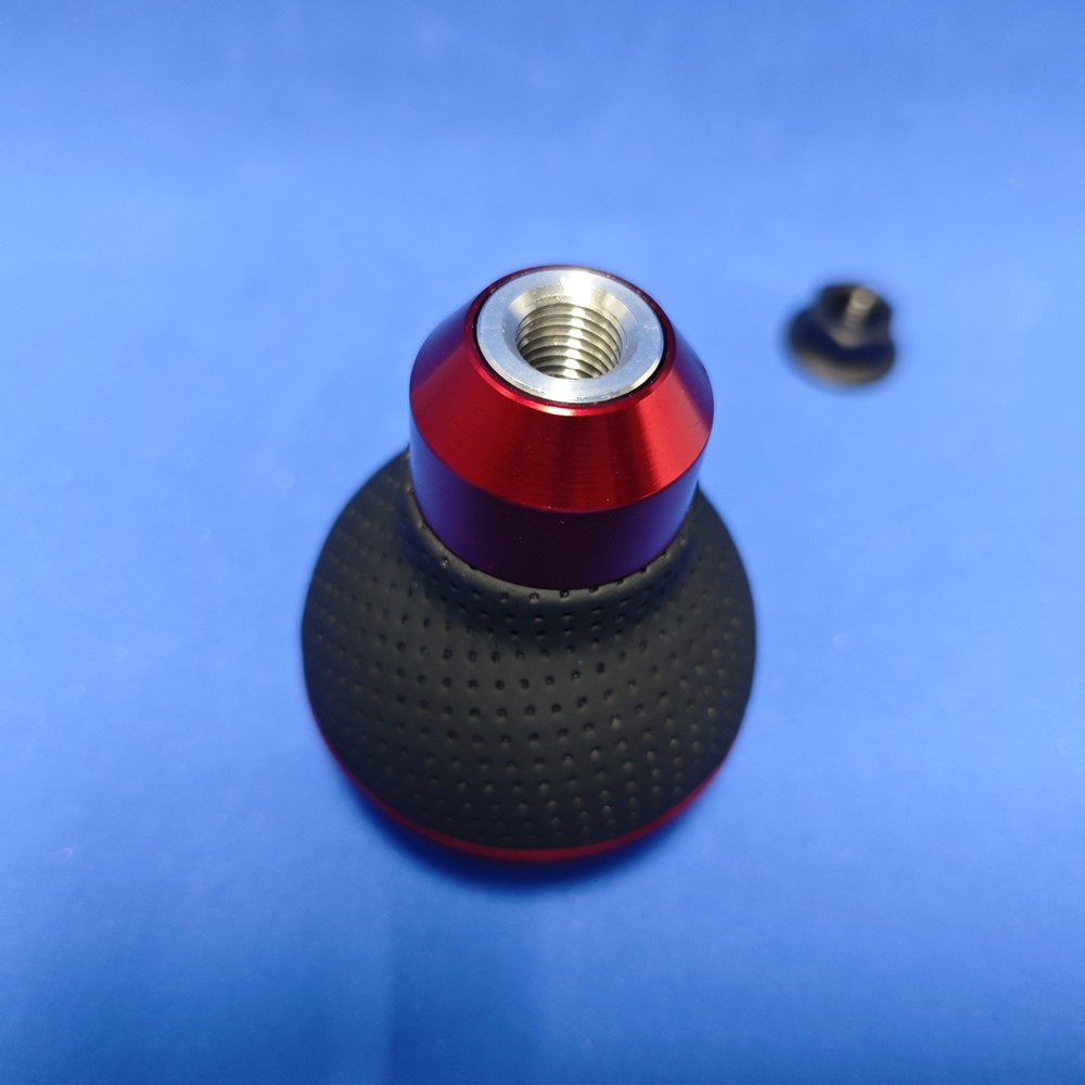 RED SI 6 SPEED JDM LEATHER SHIFT GEAR KNOB for CIVIC MKX MK9 MK11 ACCORD TYPE R