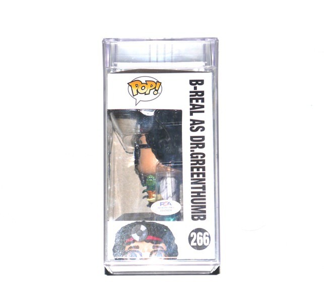 B-REAL SIGNED CYPRESS HILL DR GREENTHUMB PSA ENCAPSULATED FUNKO POP VINYL FIGURE