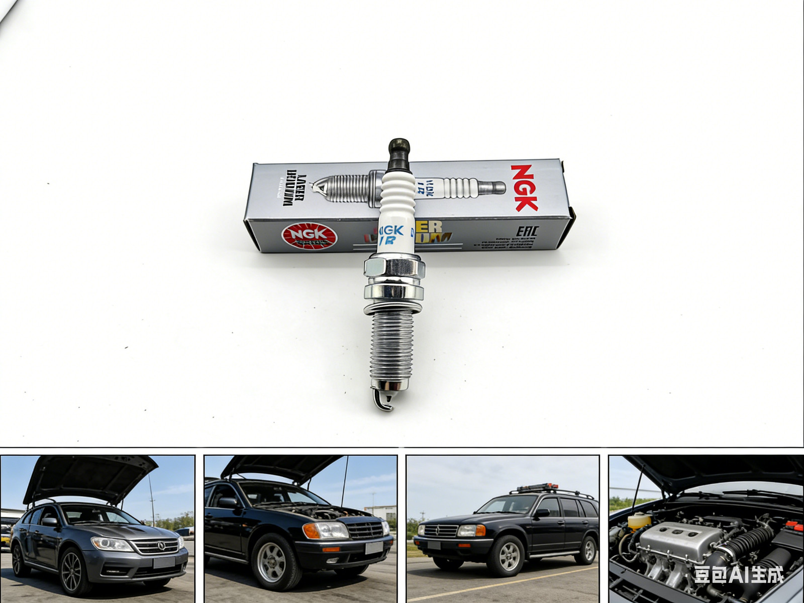 Set of 4 NGK 95710 Laser Iridium Spark Plugs DILZKR7B11GS fits Honda Acura New