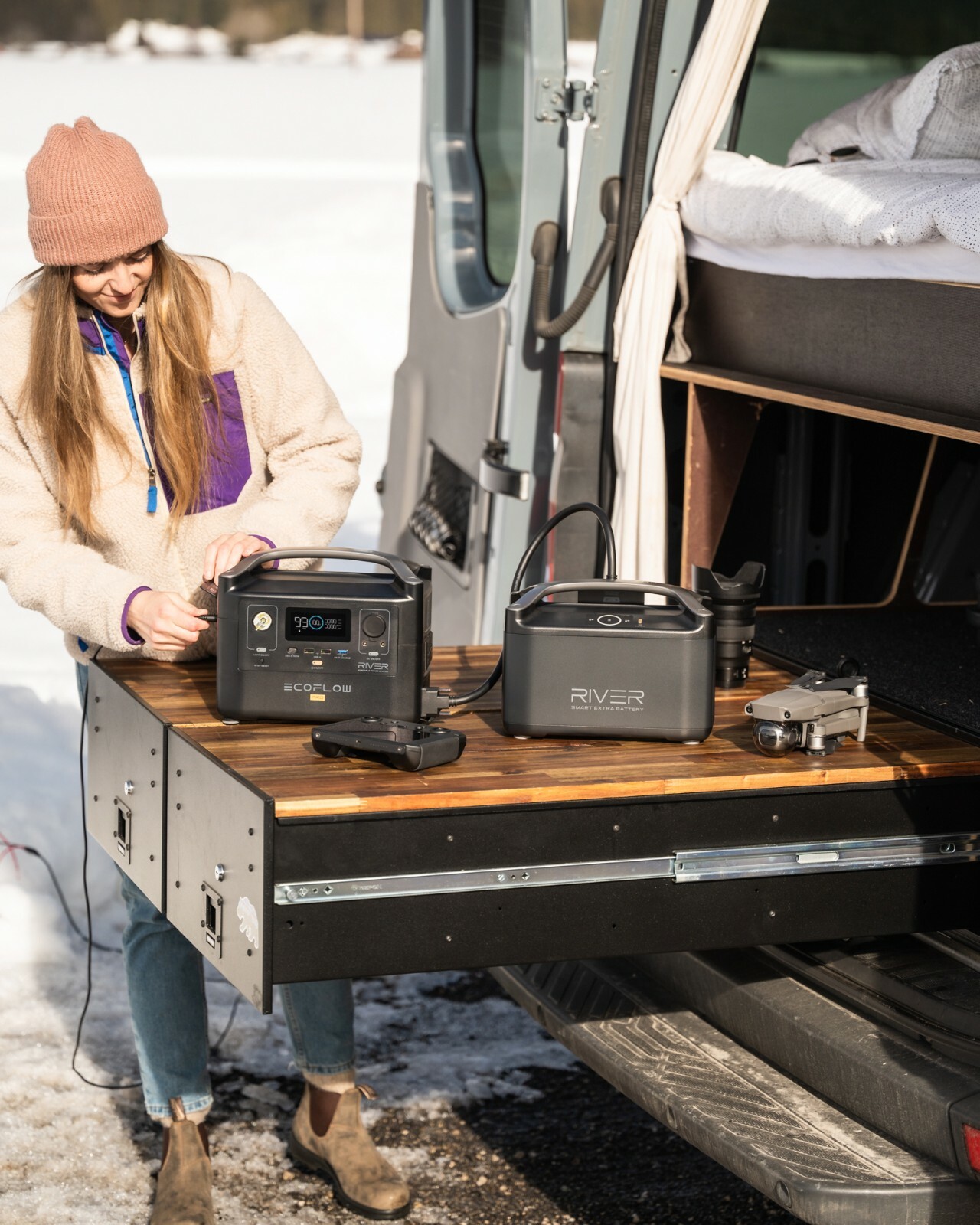 EcoFlow RIVER Pro Power Station 720Wh Generator for Outdoor, Camping, RV