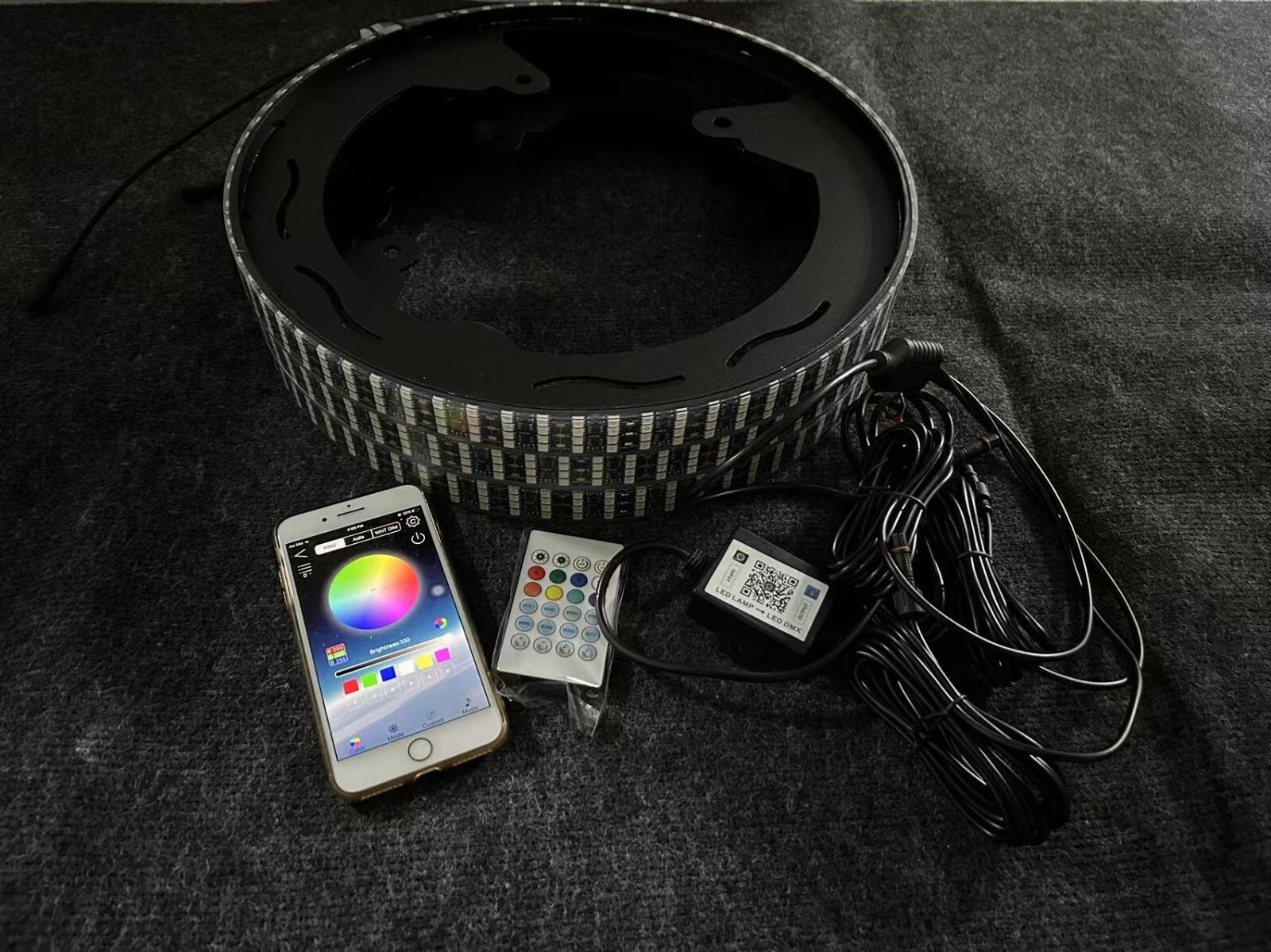 Four Rolls Quad Row 3PCS CHASING Wheel Lights for Slingshot 2015-2025 APP+Remote