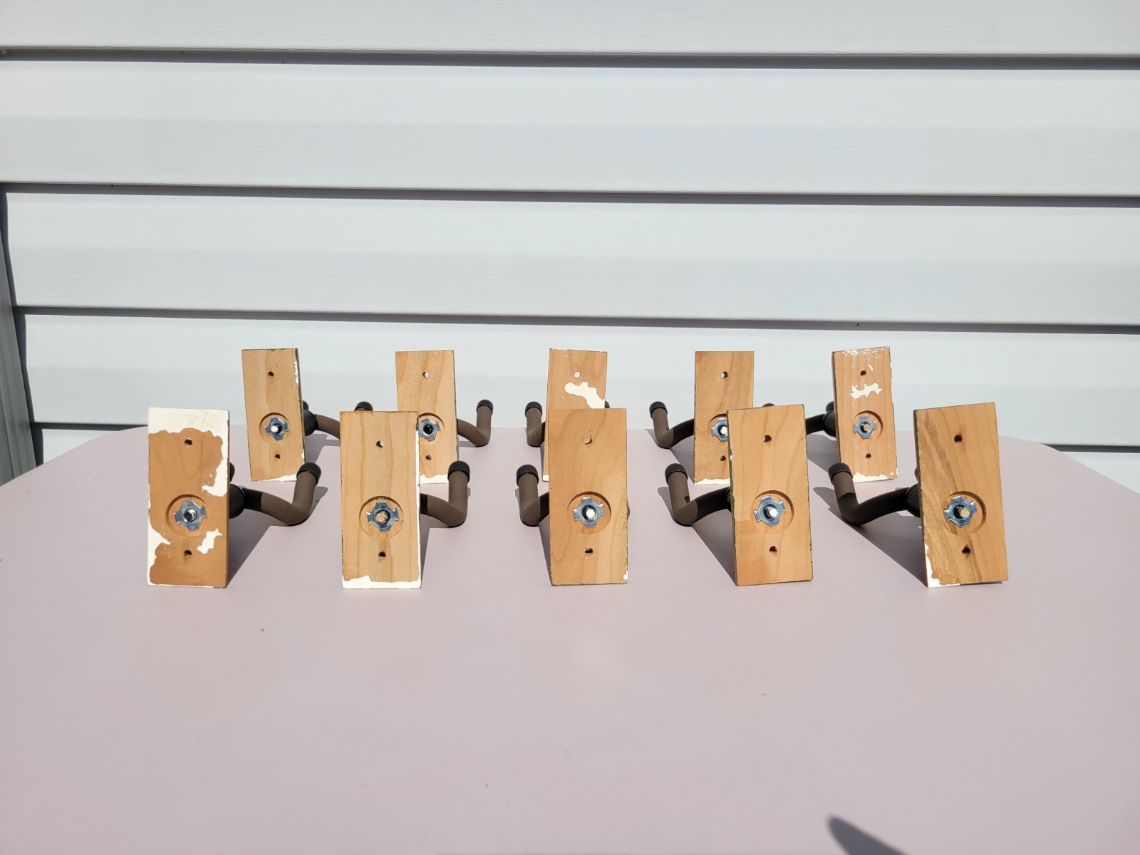 Lot of 10 String Swing CC01 Guitar Hanger Wall Mount Holder with Screws