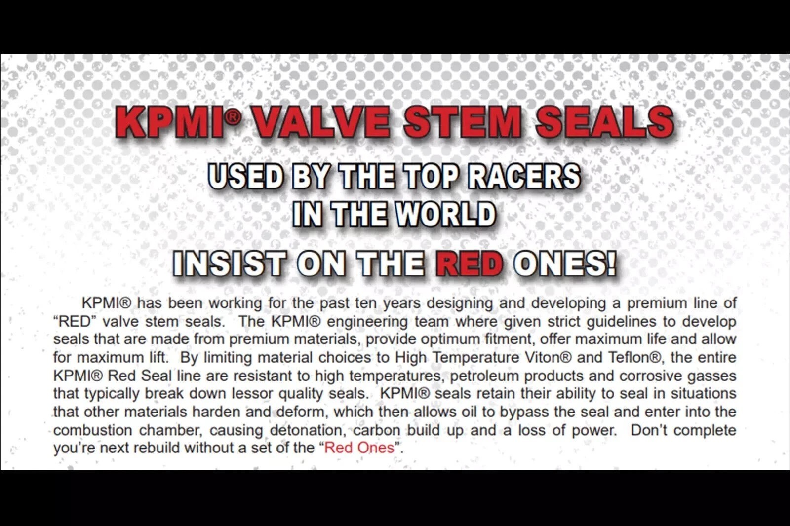 Kibblewhite +1mm Stainless Valve Set YFZ450R YFZ450 YZ450F WR450F RED Seals USA!