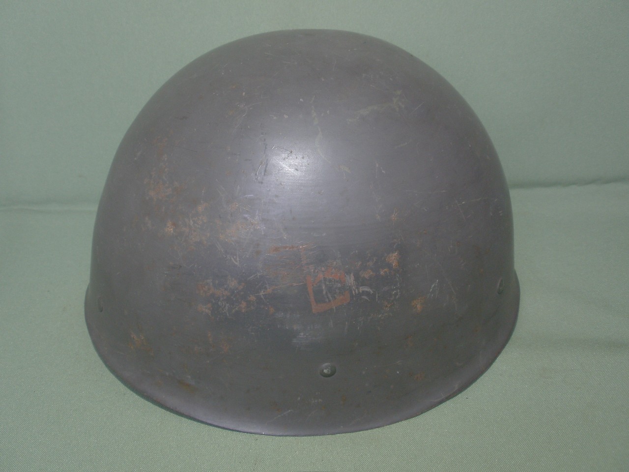 M-37 Sweden army helmet. Size 57-61. Liner & chinstrap.
