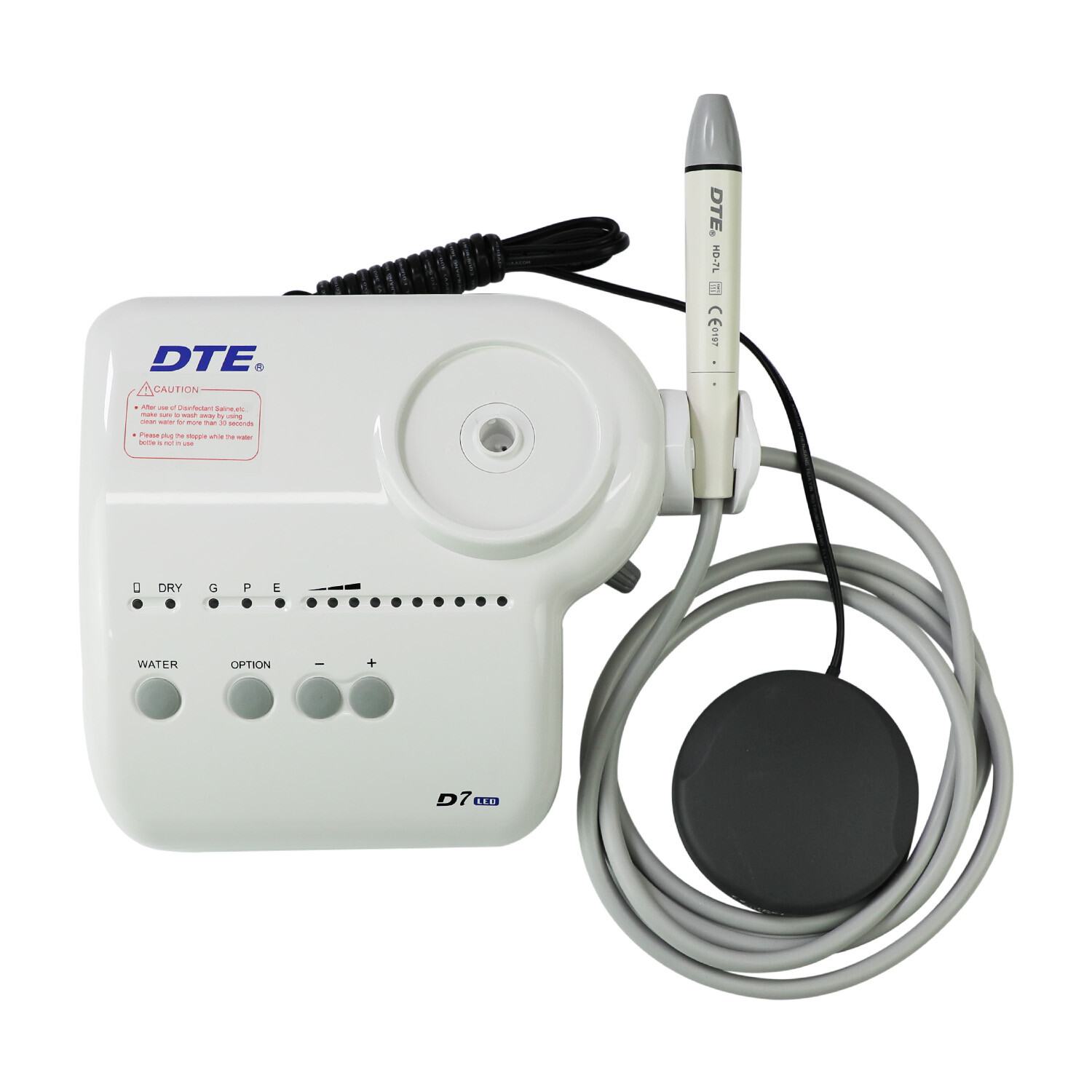 Woodpecker DTE D7 LED Dental Ultrasonic Piezo Scaler HD-7L Fit SATELEC Handpiece