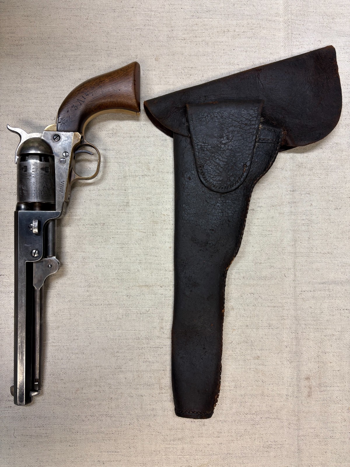 First Issue Holster For The 1851 Colts Navy by Stewart Saddlery