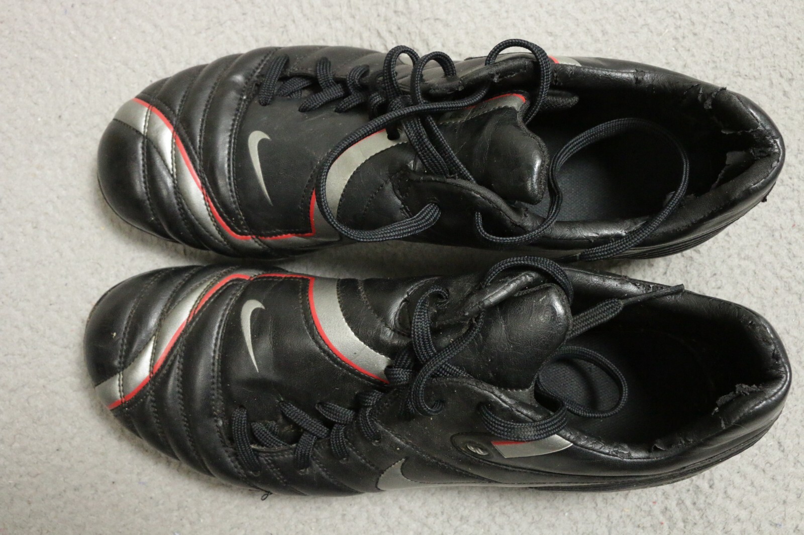 Nike Total 90 Shift FG Soccer Cleats Mens Size 12.5 Black Boots Cleats