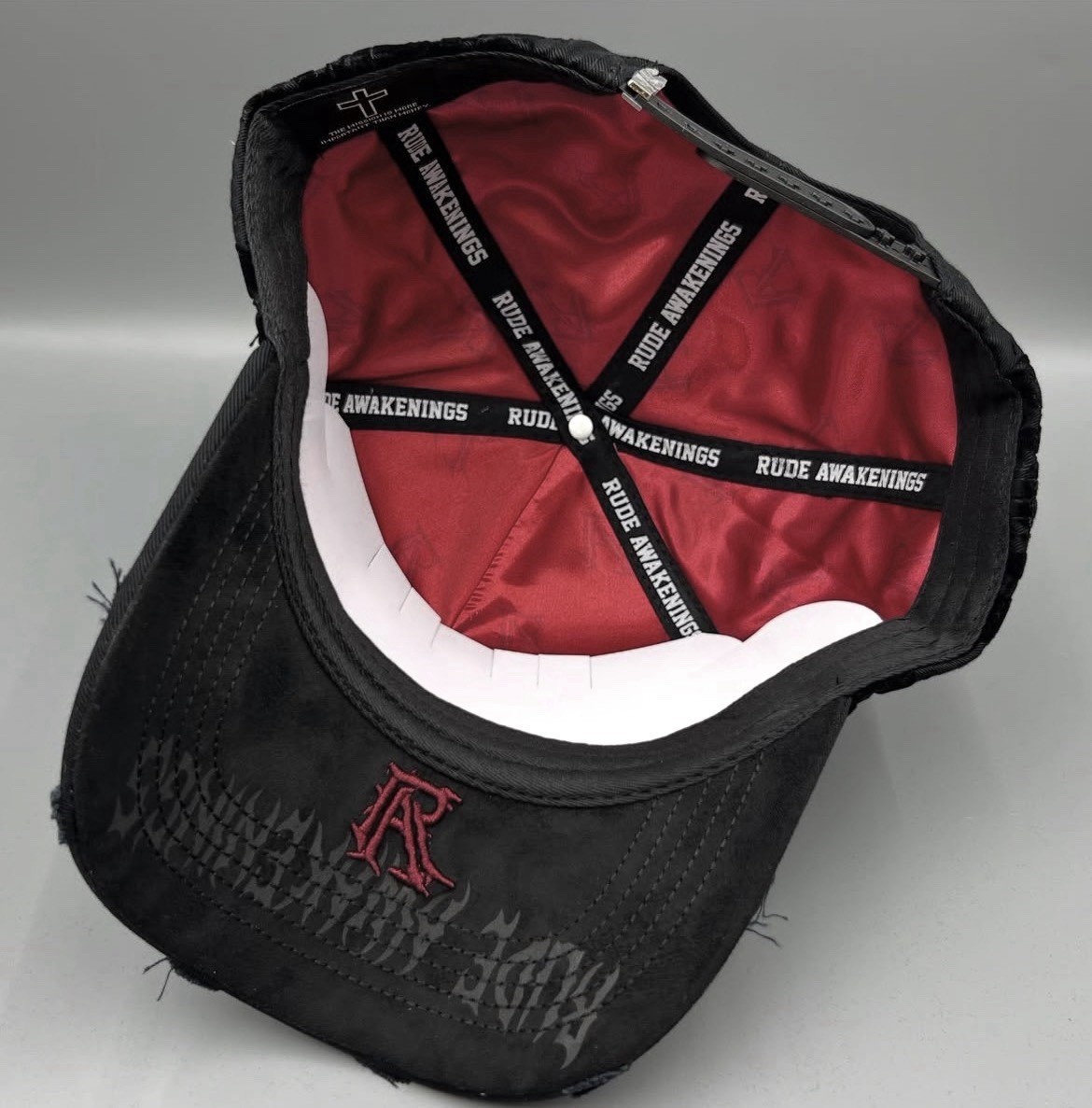 Rude Awakenings Cathedral Black SnapBack Hat Cap