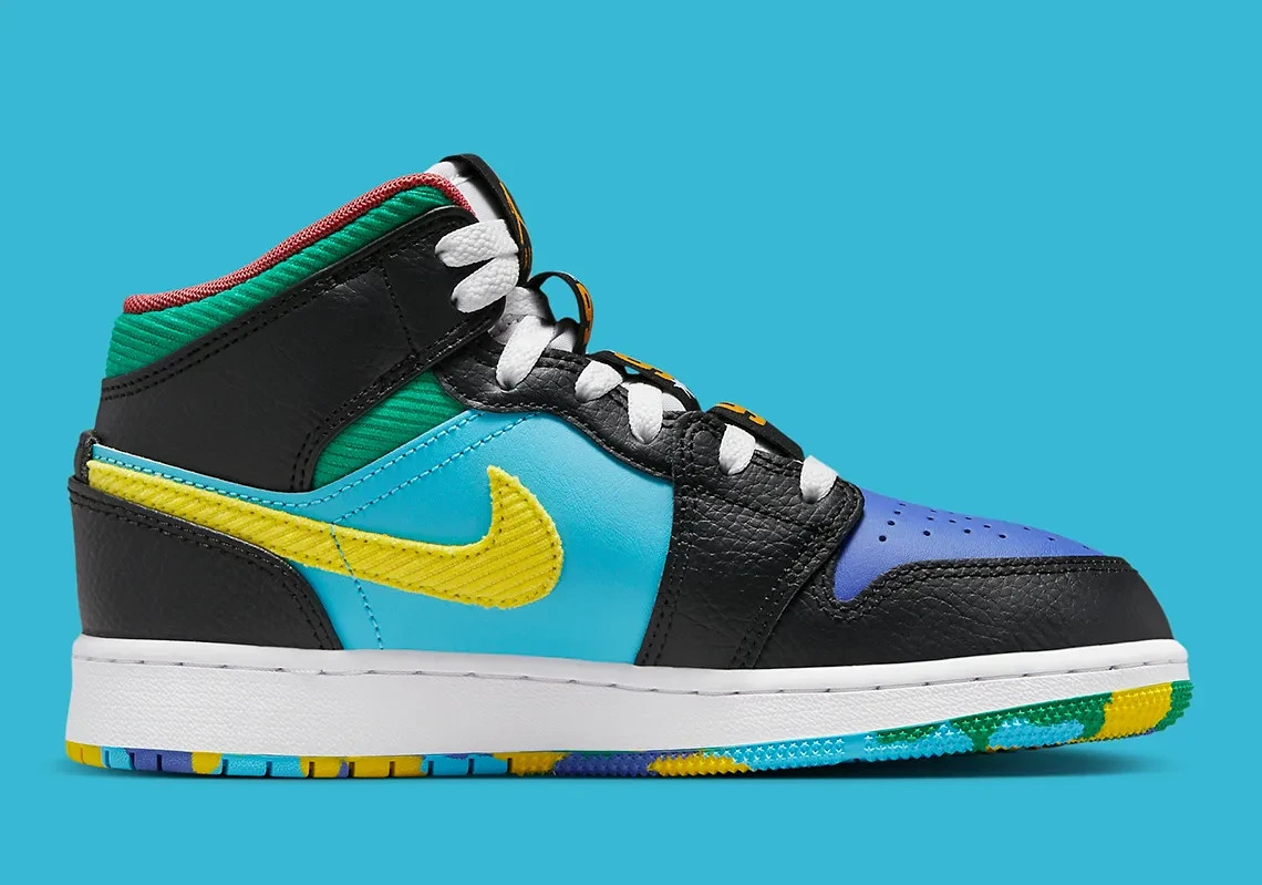 Jordan 1 Mid SS GS 'Championships' FD1317-007 Men's Size US 7-12