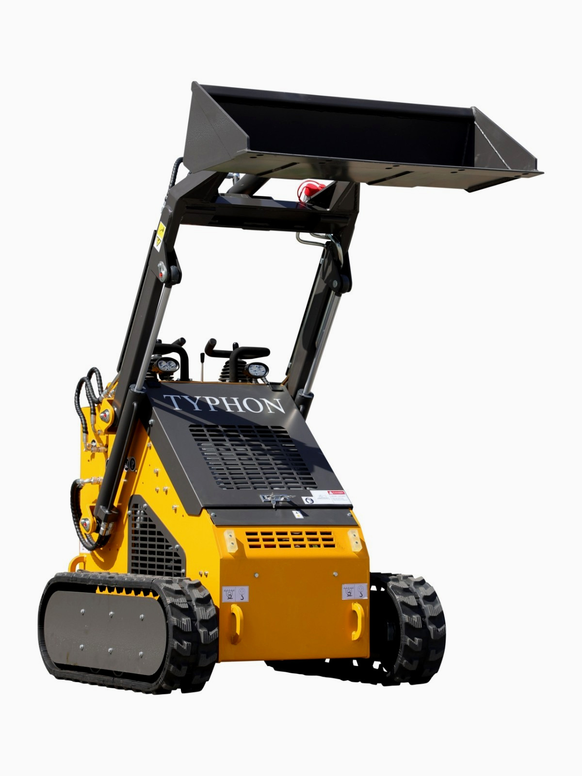 Free Shipping Mini Skid Steer Loader TYPHON STOMP 501 Compact Track 23.5 HP Gas
