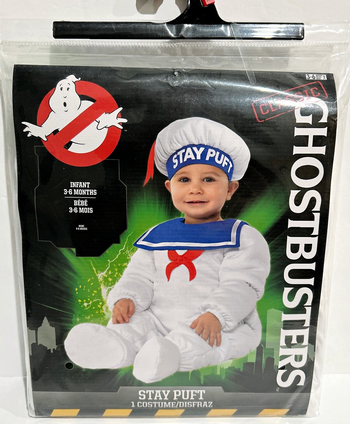 Ghostbusters Infant Stay Puft Marshmallow Man Halloween Costume Unisex 3-6 Mo