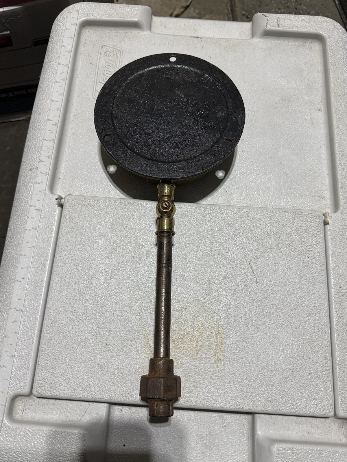 Antique Brass Air Gauge. Crosby Steam Gage And Valve Co. Boston. Rare