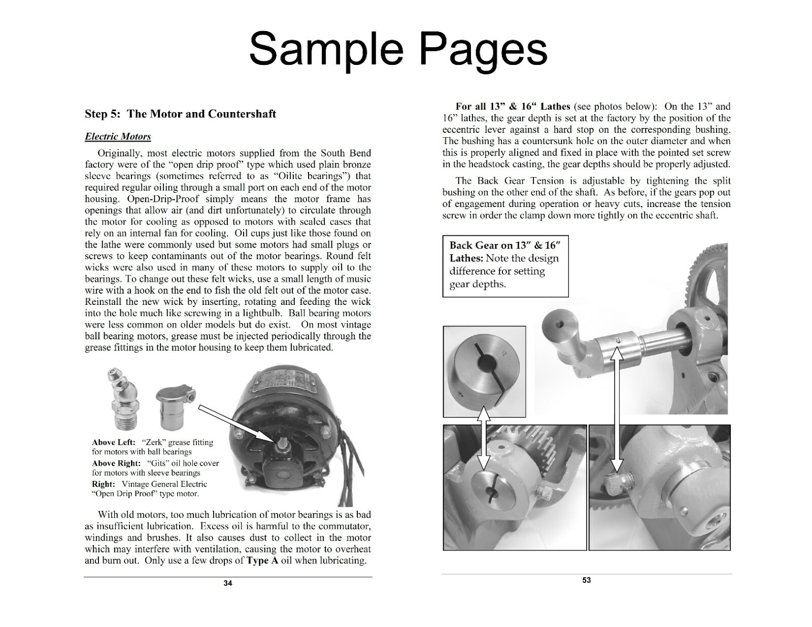 New!! ● Basic Maintenance for the Vintage South Bend Lathe ● All Models 9" - 16"