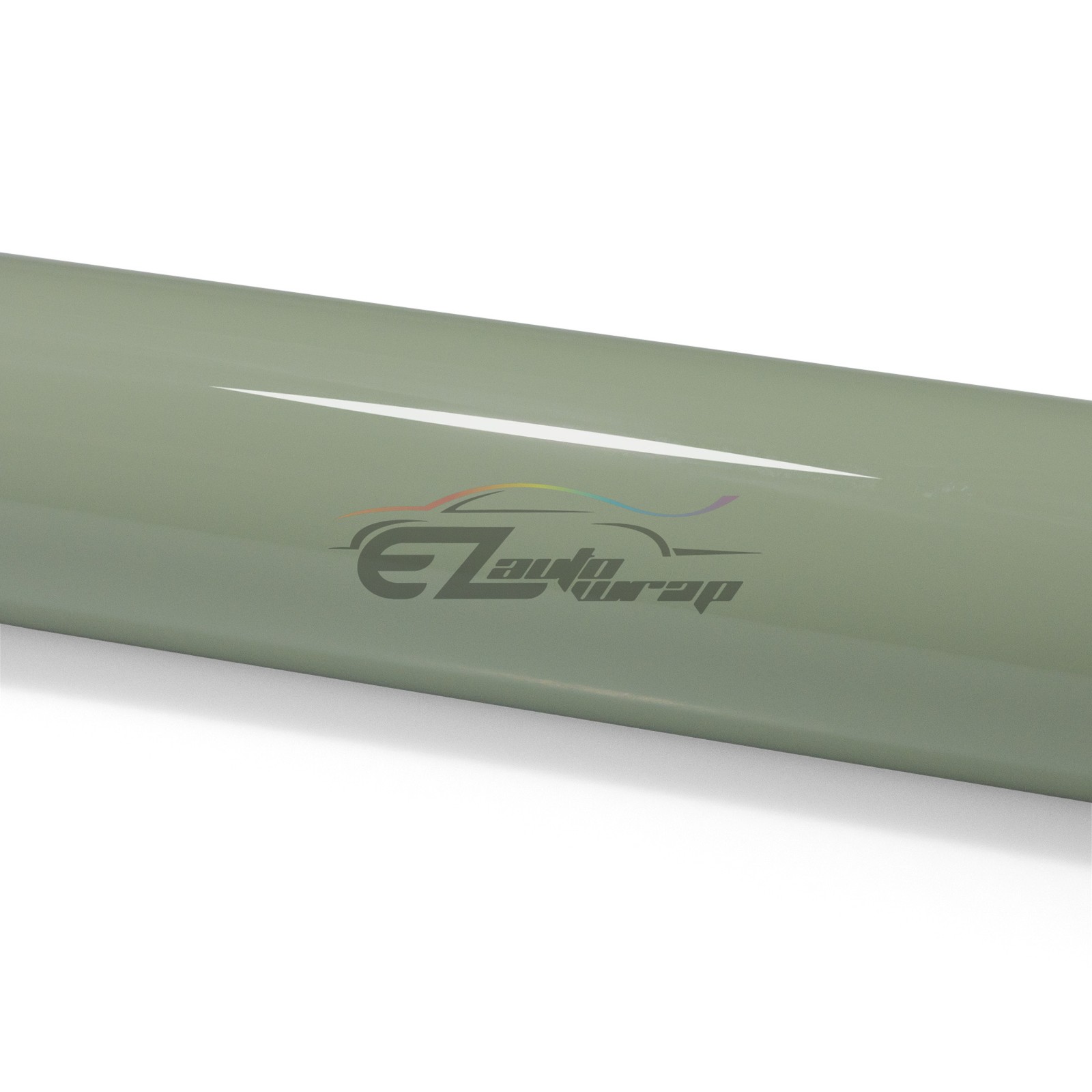 High Gloss Light Khaki Green Car Vinyl Wrap Sticker Decal Sheet Film Air Release