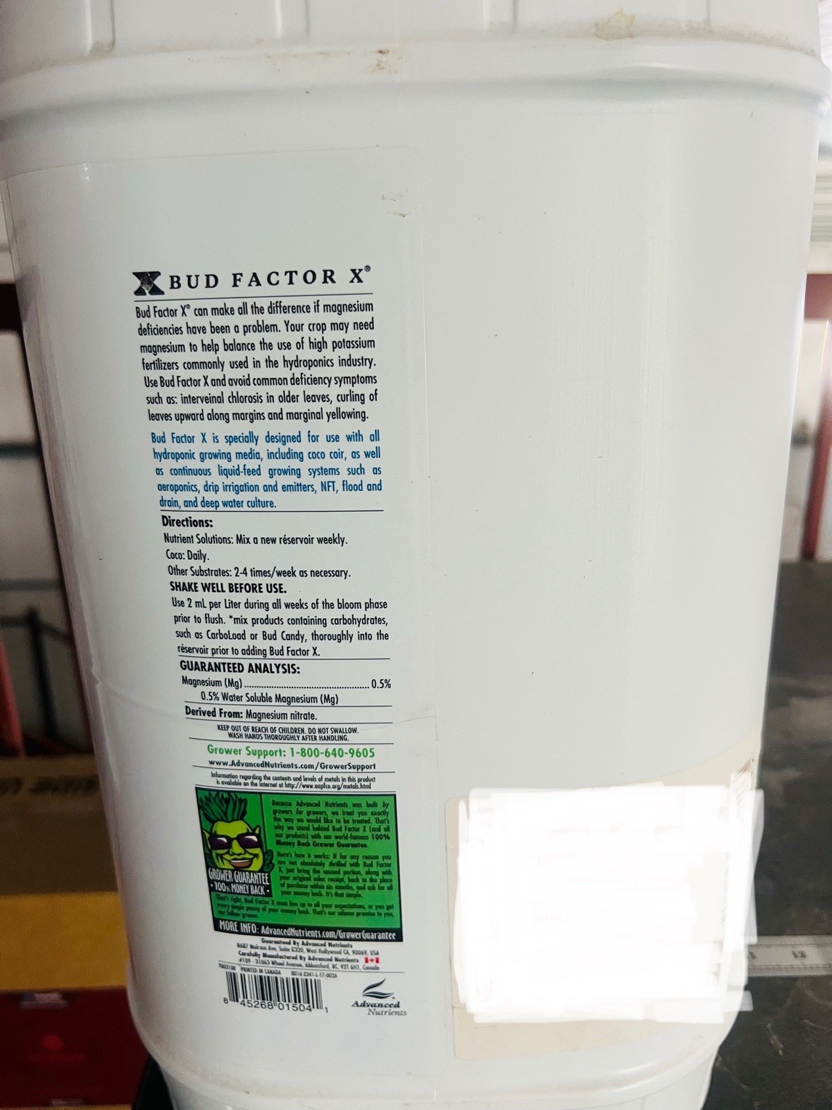 Bud Factor X Advanced Nutrients 23L/6G